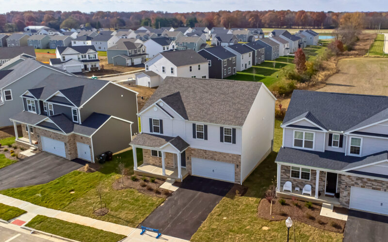 A new construction neighborhood with single-family homes, used to illustrate the updated 2026 conforming loan limits and how they apply to homebuying.